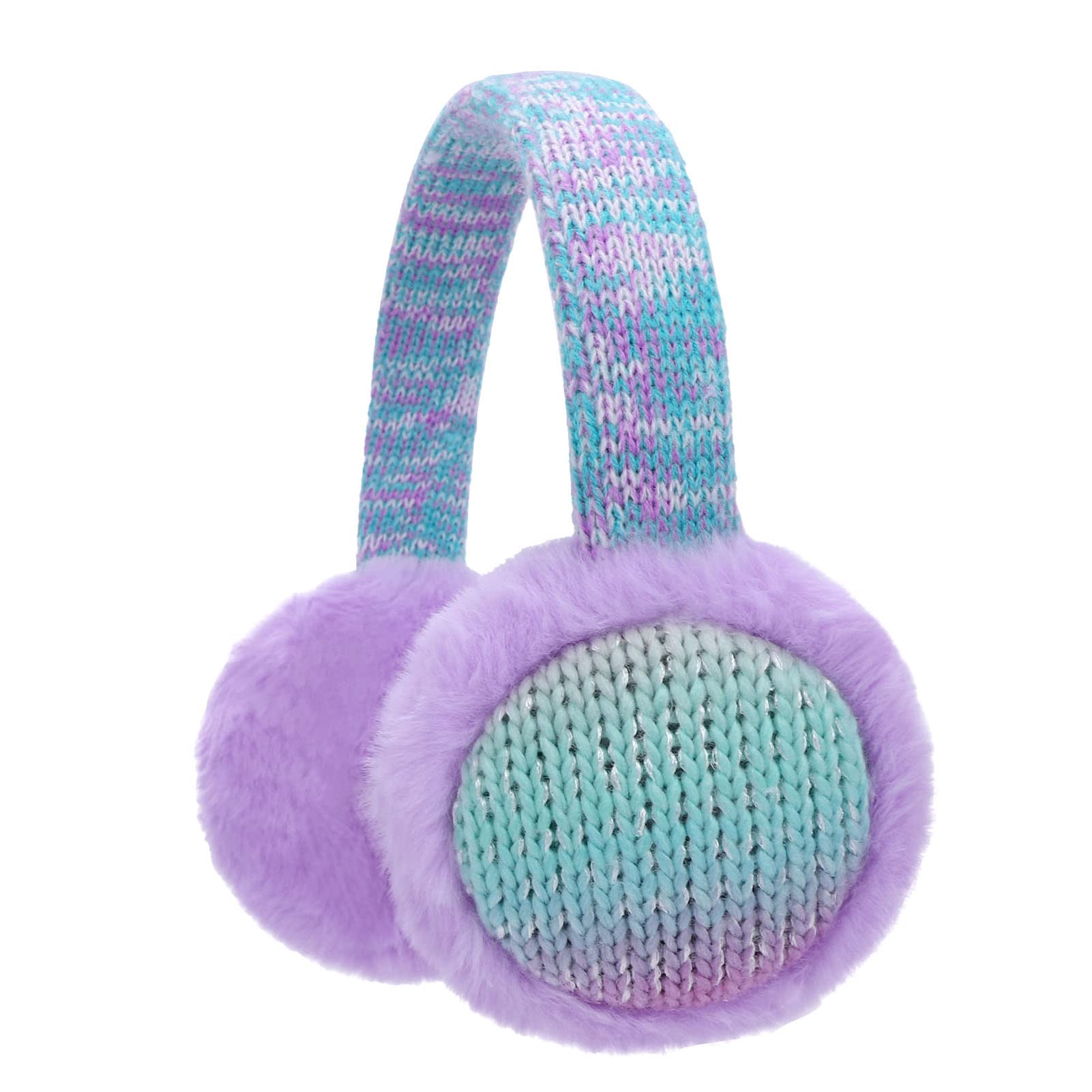 ZTL Kids Knit Earmuffs Soft Plush Ear Warmers Winter Outdoor Ear Muffs for Boys Girls