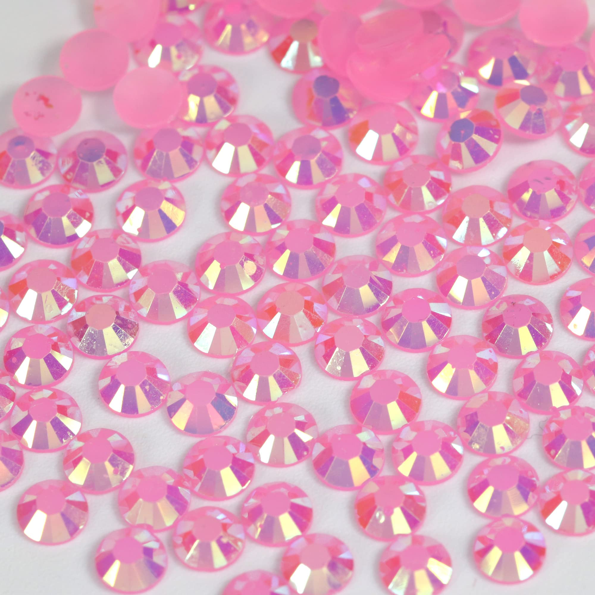 250pcs 6mm Flat Back Non-Stick Rhinestone Crystal Diamantes Nail Art & Craft Scrapbooking Embellishments 90 Available Colours (6mm, AB Clear #A13) — view 33