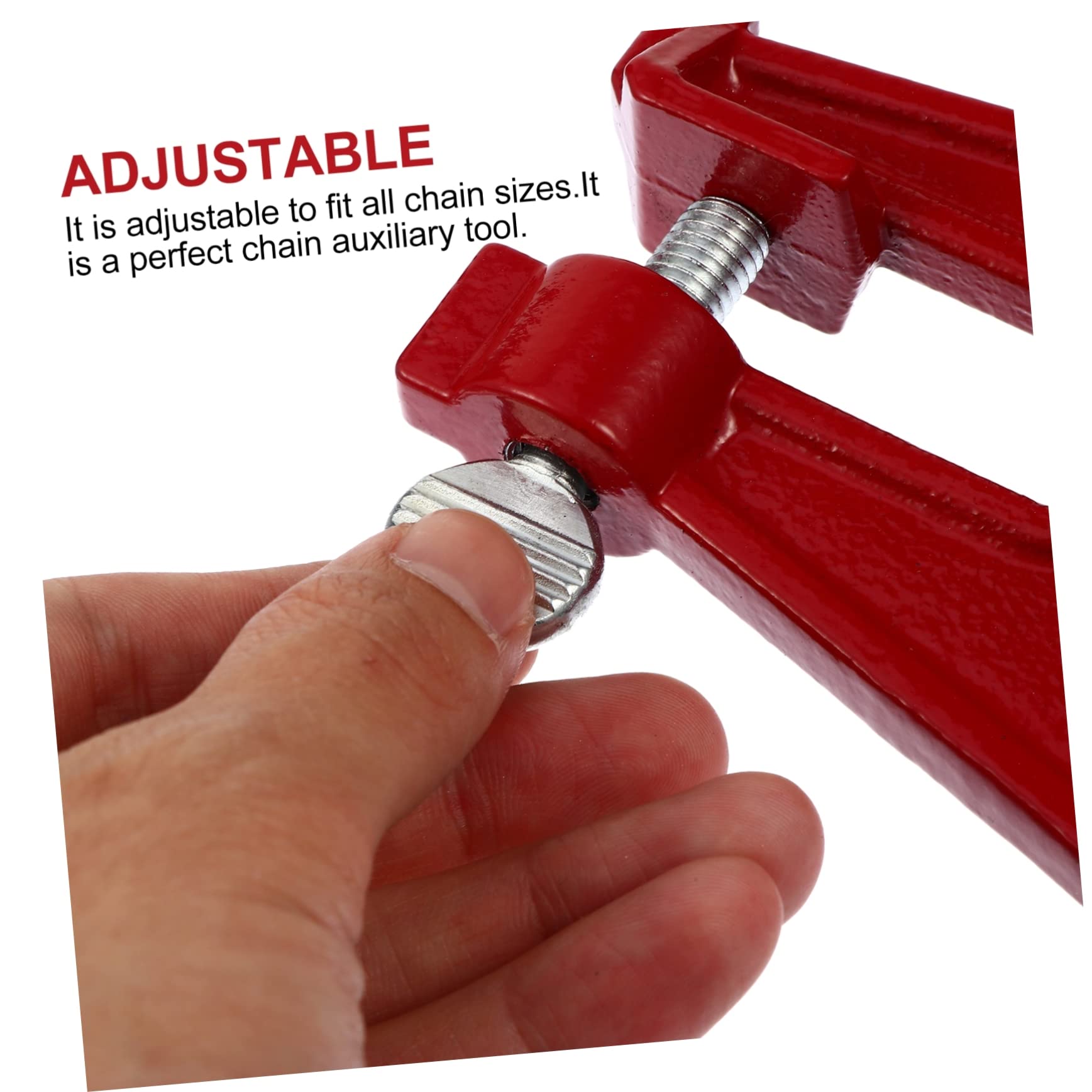 Abaodam 2 Piezas Soporte de de Cadena para Motosierra Herramienta Auxiliar y Ligera Afilador de Cadenas Profesional Compatible Mayoría de Motosierras Diseño Resistente y de Usar