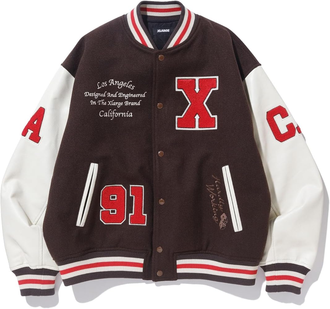 Amazon | [エクストララージ] オージーロゴバーシティージャケット OG