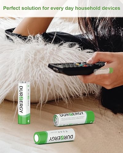 Miniatura 7 de DURNERGY Paquete de 48 pilas AA alcalinas, paquete de 48 pilas AA dobles, paquete de 48 pilas AA de 10 años de vida útil