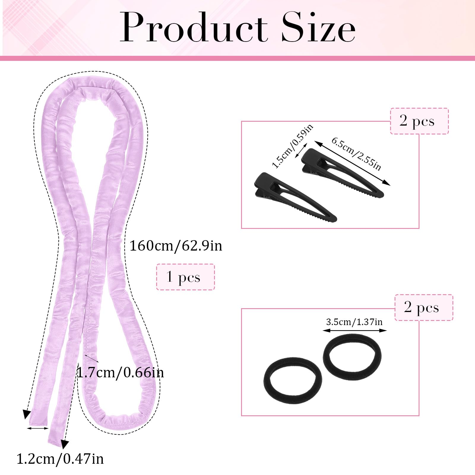 Snapklik.com : AOZUO Heatless Curling Rod Headband, Heatless Hair ...