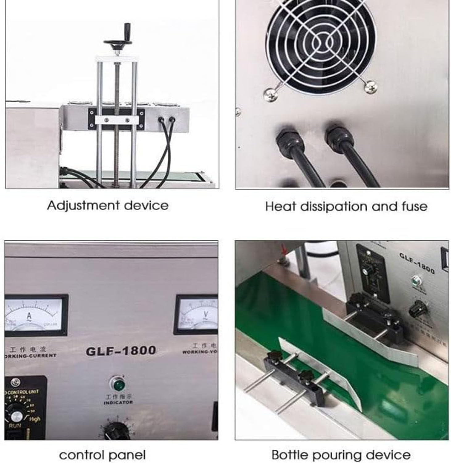 15-120Mm Induction Bottle Cap Heat Sealer Electromagnetic Induction Aluminum Foil Sealing Machine Heat Sealing Machine for Aluminum Foil Plastic