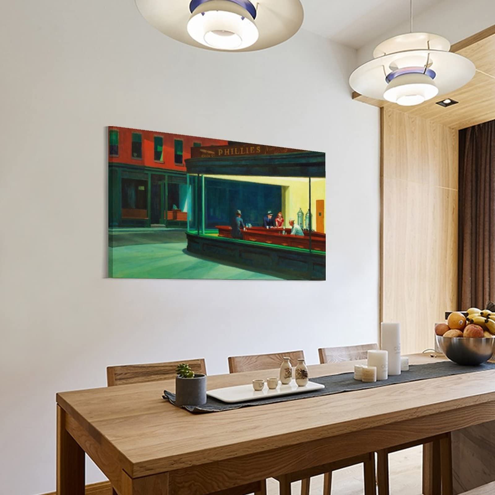 エドワード・ホッパー 美品　アートポスター(office at night) Edward Hopper Office at Night 1940 Walker Art Center Quality