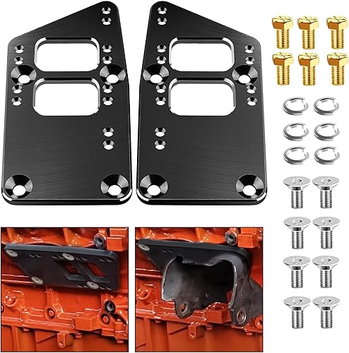 Miniatura 1 de Para LS Swap Motores Adaptadores Placas Adaptadoras - para Vehículo SBC a Motor LS Ajustable Universal LS Conversión Swap Soporte Pequeño Bloque