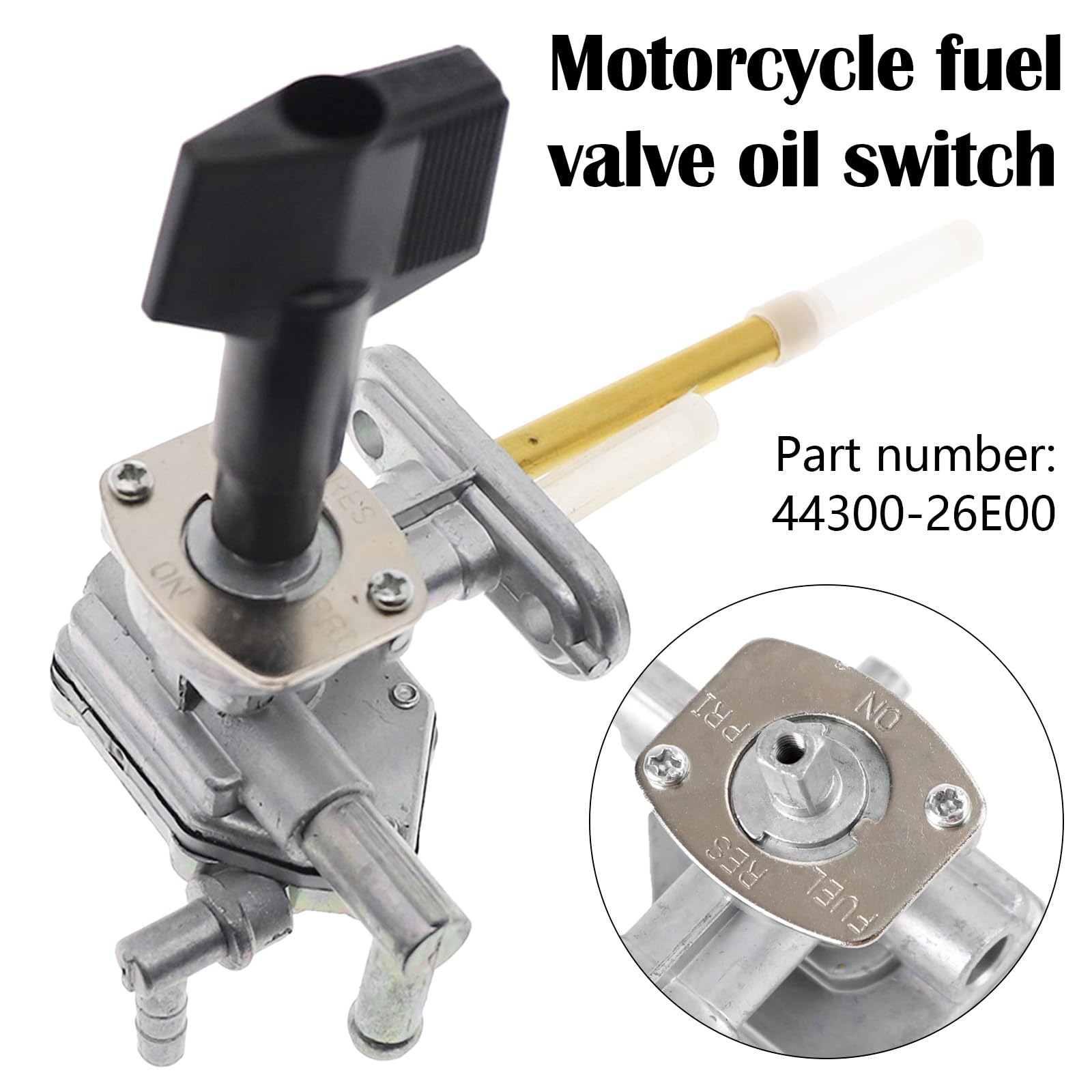 Robinet D'Essence Pour Moto, Robinet D'essence Interrupteur De Valve De Réservoir De Carburant Interrupteur De Valve D'essence Moto Pour Suzuki Gsf 600 Bandit Gsf 600s Gsf 1200s Bandit 1996-2000