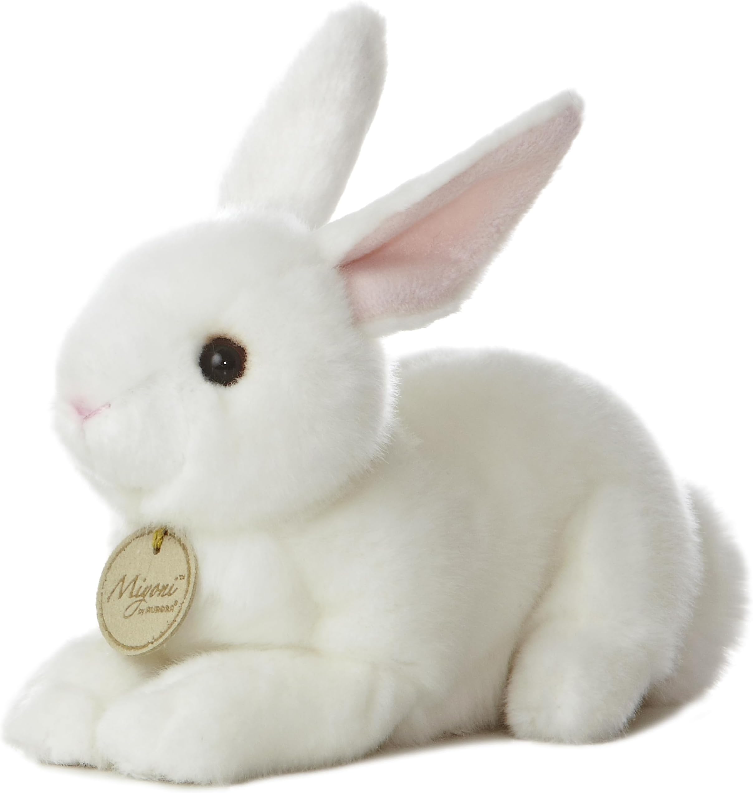 Plush Stuffed Bunny Rabbit (White, 8 Inch)