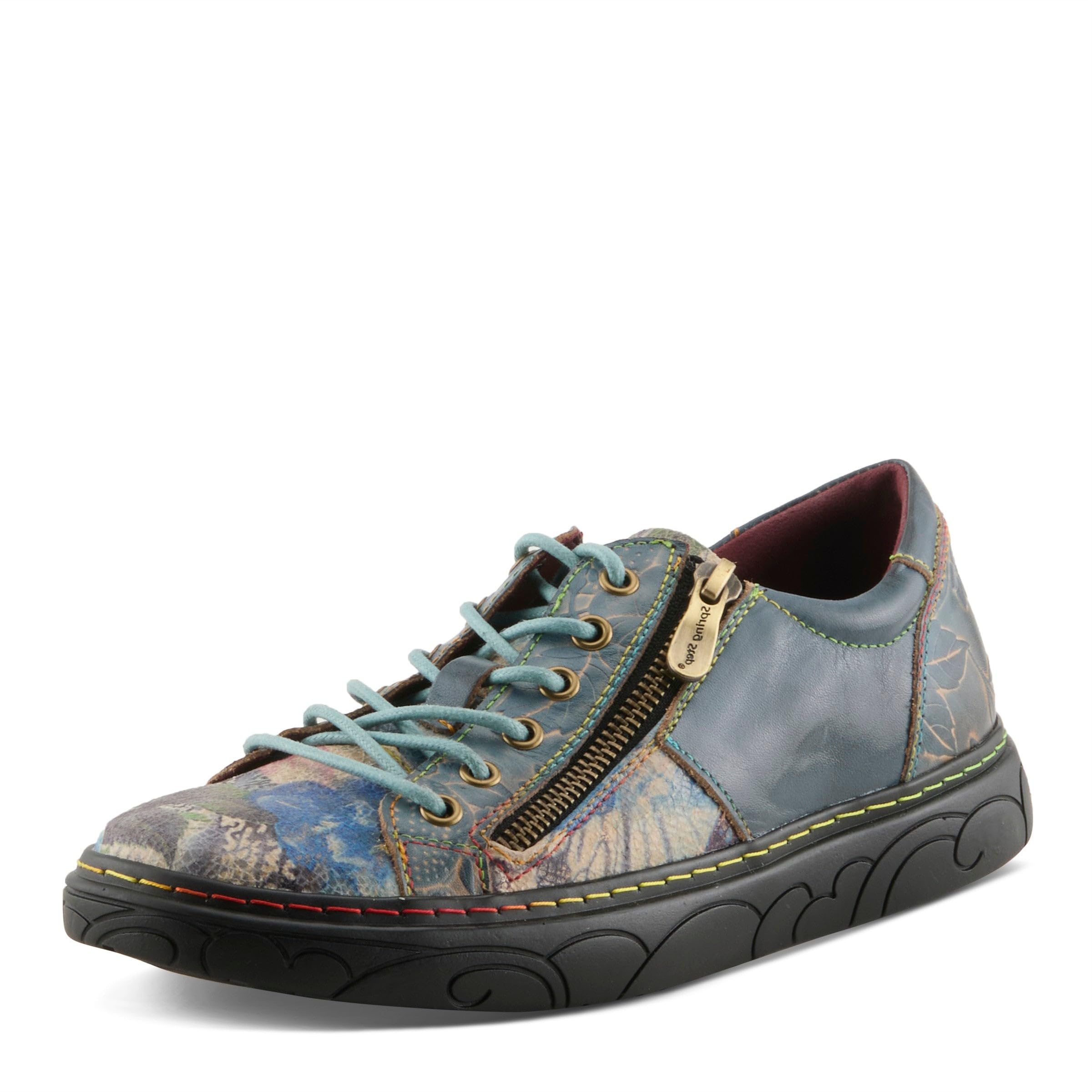 Spring Step L'Artiste Danli-Bloom Sneakers – Hand-Painted Comfort