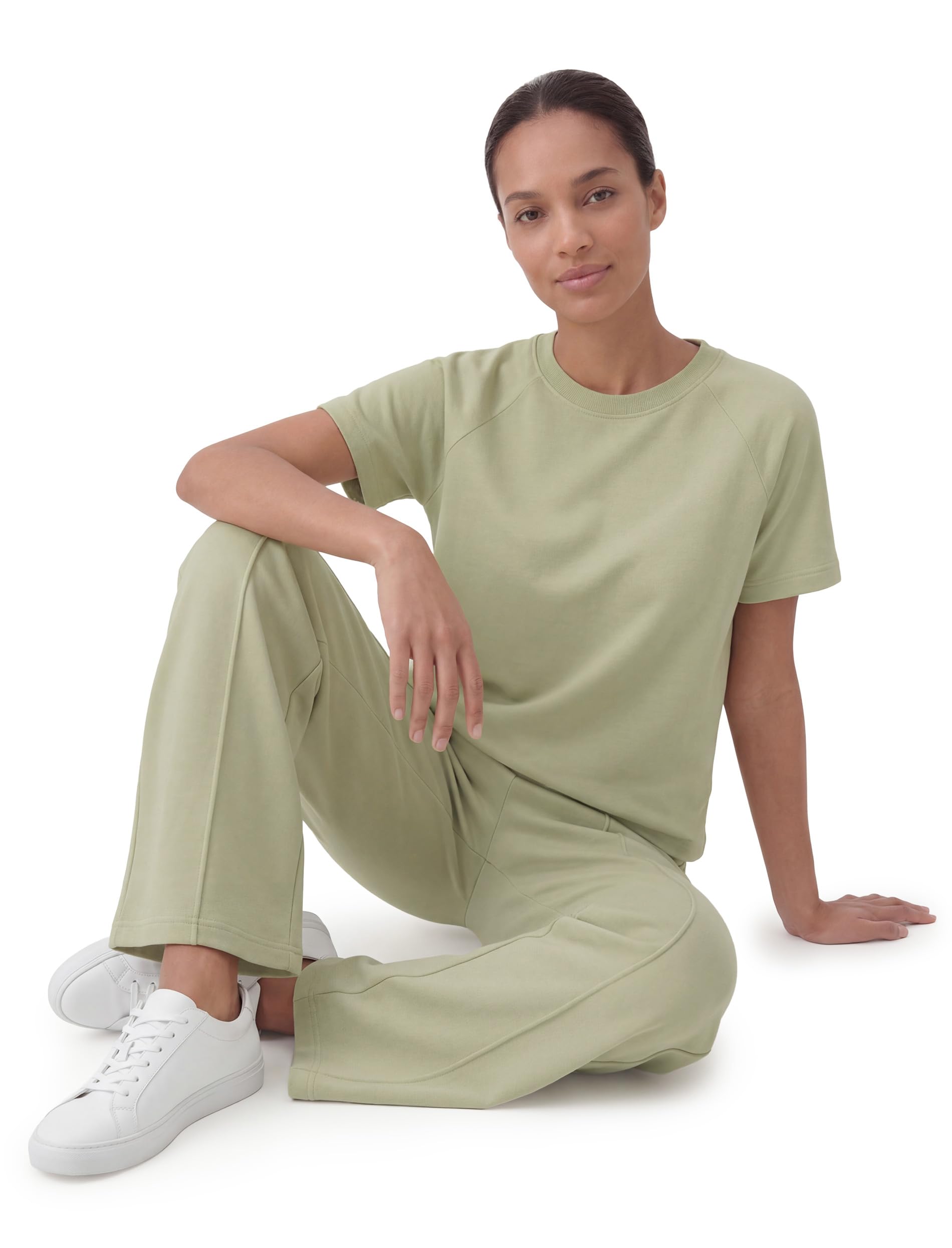 Vivisence Donna Completo Maglietta E Pantaloni Tessuto Morbido Comfort Elegante