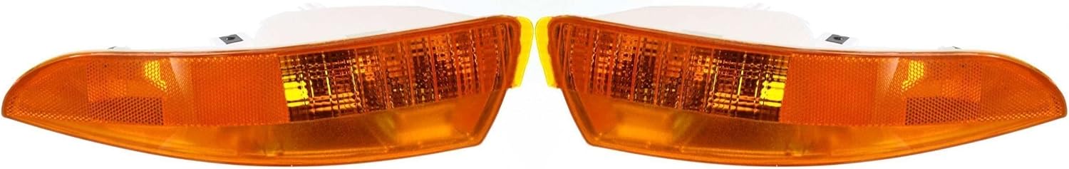 DAT AUTO PARTS Driver and Passenger Side Parking/Signal/Side Marker Light Assembly Pair Replacement for 1993-2002 Chevrolet Camaro, GM2520146, GM2521146 5978551 5978552