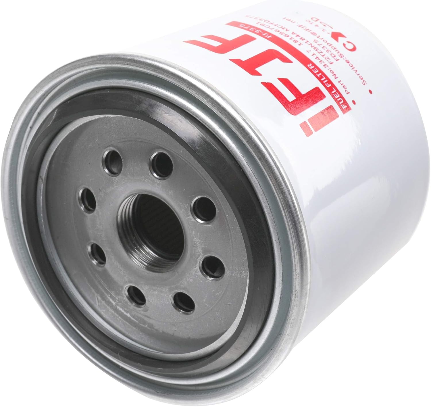 iFJF FD3375 Spin-On Fuel Water Separator Replacement for Ford 7.3L 1988-94 | OE F2TZ9N184A FS1281 PS6554A, 8 Micron Filtration, 300-Series Stainless Steel Housing, 6x Operating Pressure
