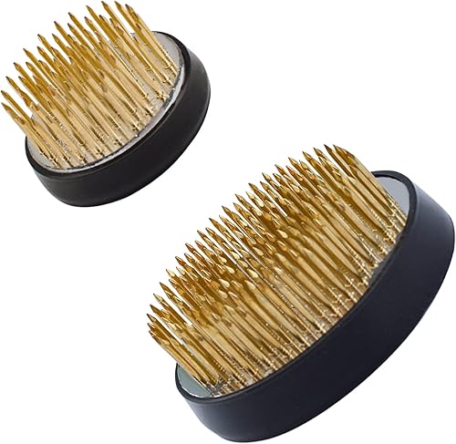 WANDIC Rana de flores, 2 soportes redondos para flores, bases para arreglos florales, rana para arreglos florales, arte para decoración del hogar,