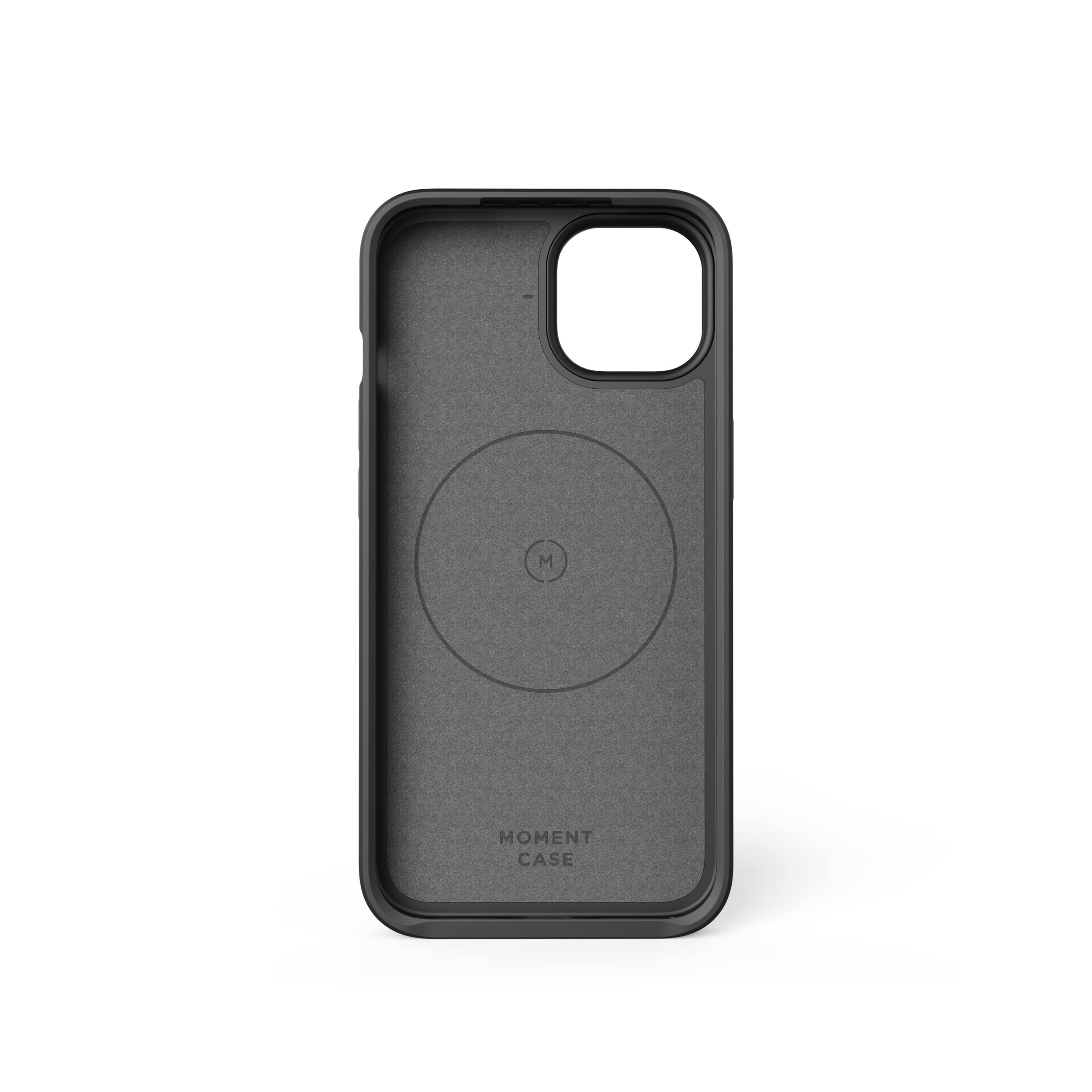 Amazon.co.jp: Momen iPhoneケース 14 - MagSafe対応 - Black
