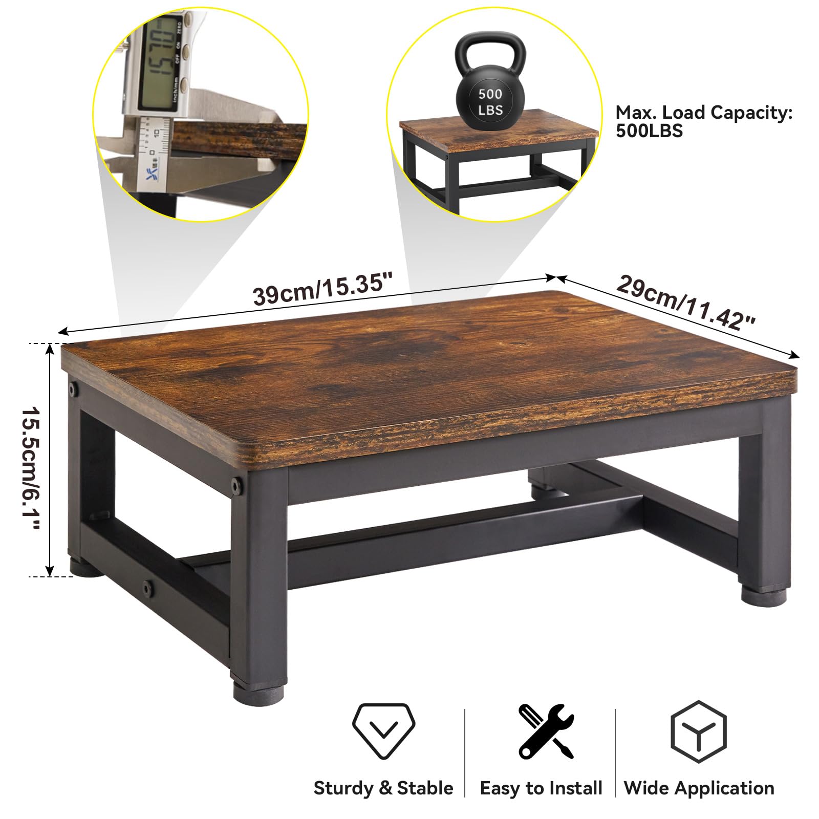 Amazon.com: IBUYKE One Step Wooden Step Stools for Adults Kids Amazon.com: IBUYKE One Step Wooden Step Stools for Adults Kids