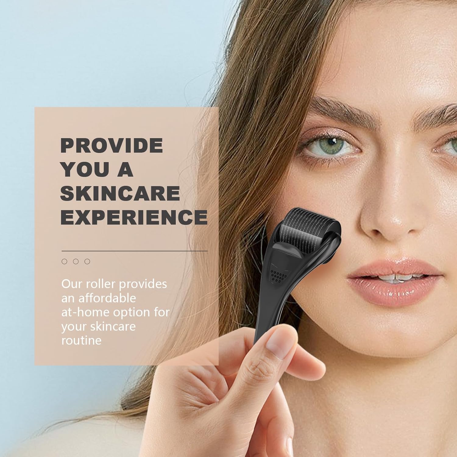 Microneedling Skin Roller 0.25mm Beard Roller Ficial Roller Microneedle Micro Needle Roller 540 Titanium for Men and Women Home Use Microneedling Roller Dermaroller Skin Care Tool Microneedling Skin Roller 0.25mm Beard Roller Ficial Roller Microneedle Micro Needle Roller 540 Titanium for Men and Women Home Use Microneedling Roller Dermaroller Skin Care Tool