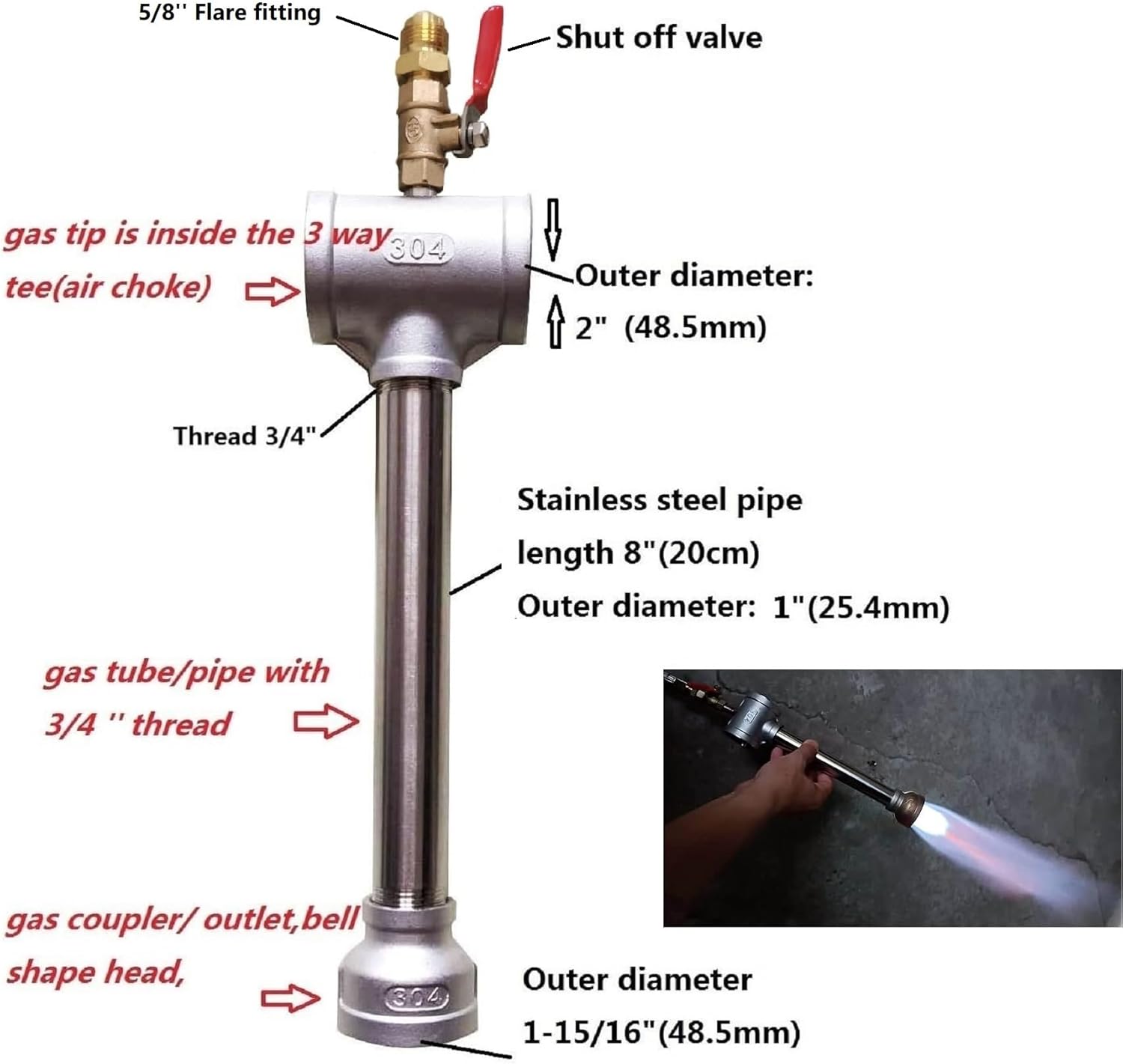6KG(13lbs) Gas Metal Melting Furnace Propane Forge Casting Tool Gold Foundry Refine