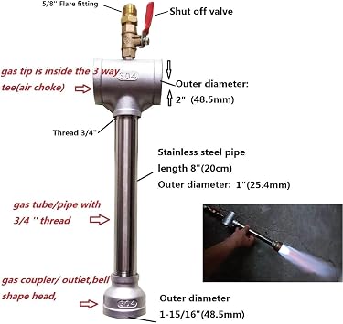 Propane Smelting Furnace Kits, 6kg(13LB) Graphite Crucible Furnace with Crucible Tongs, High Temp Casting Foundry Furnace for Melting Metal Recycle Gold Copper Aluminum