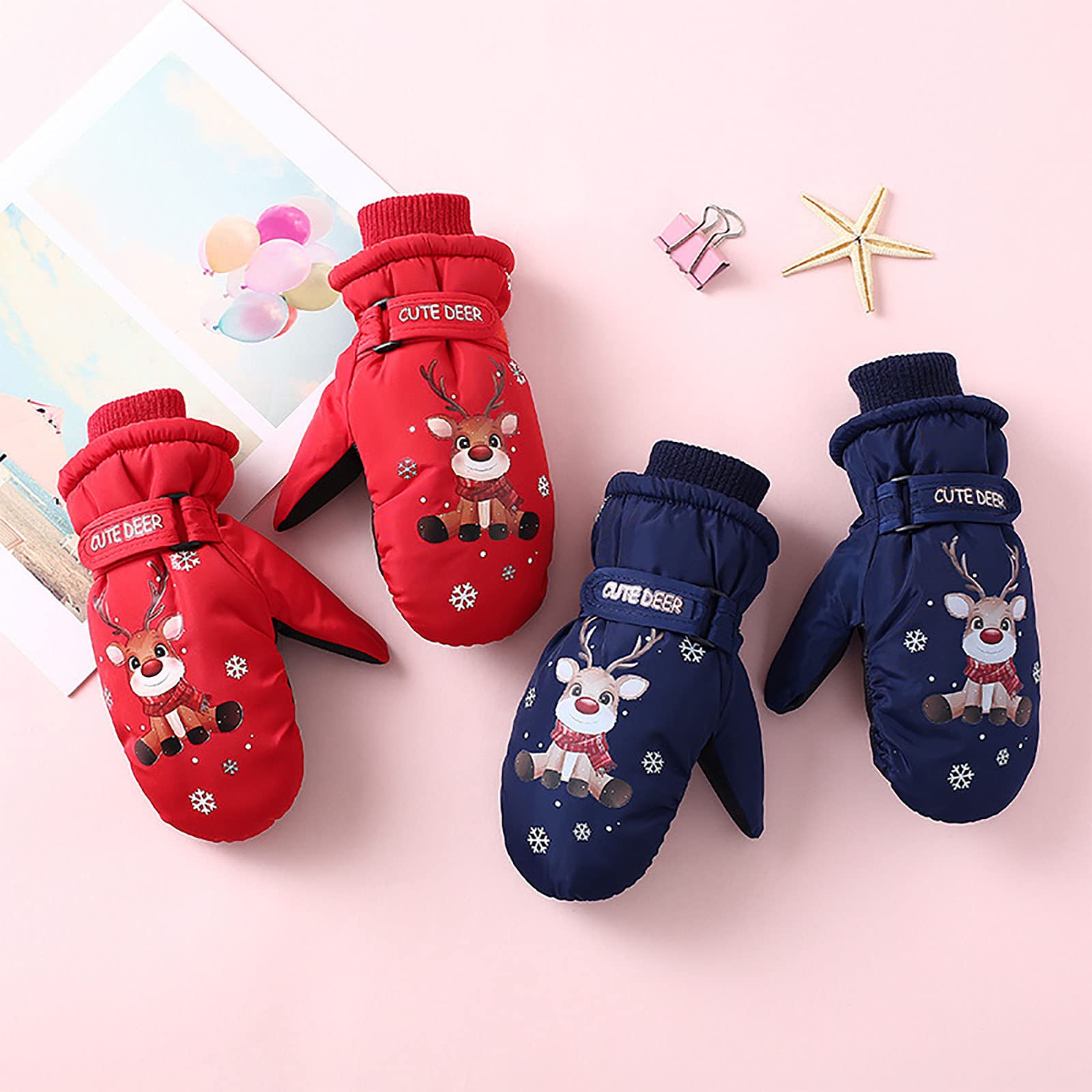 Guanti Da Sci Bambini QKURT - Impermeabili, Antivento E Caldi | Per Slittino, Snowboard E Pattinaggio - Foto 6