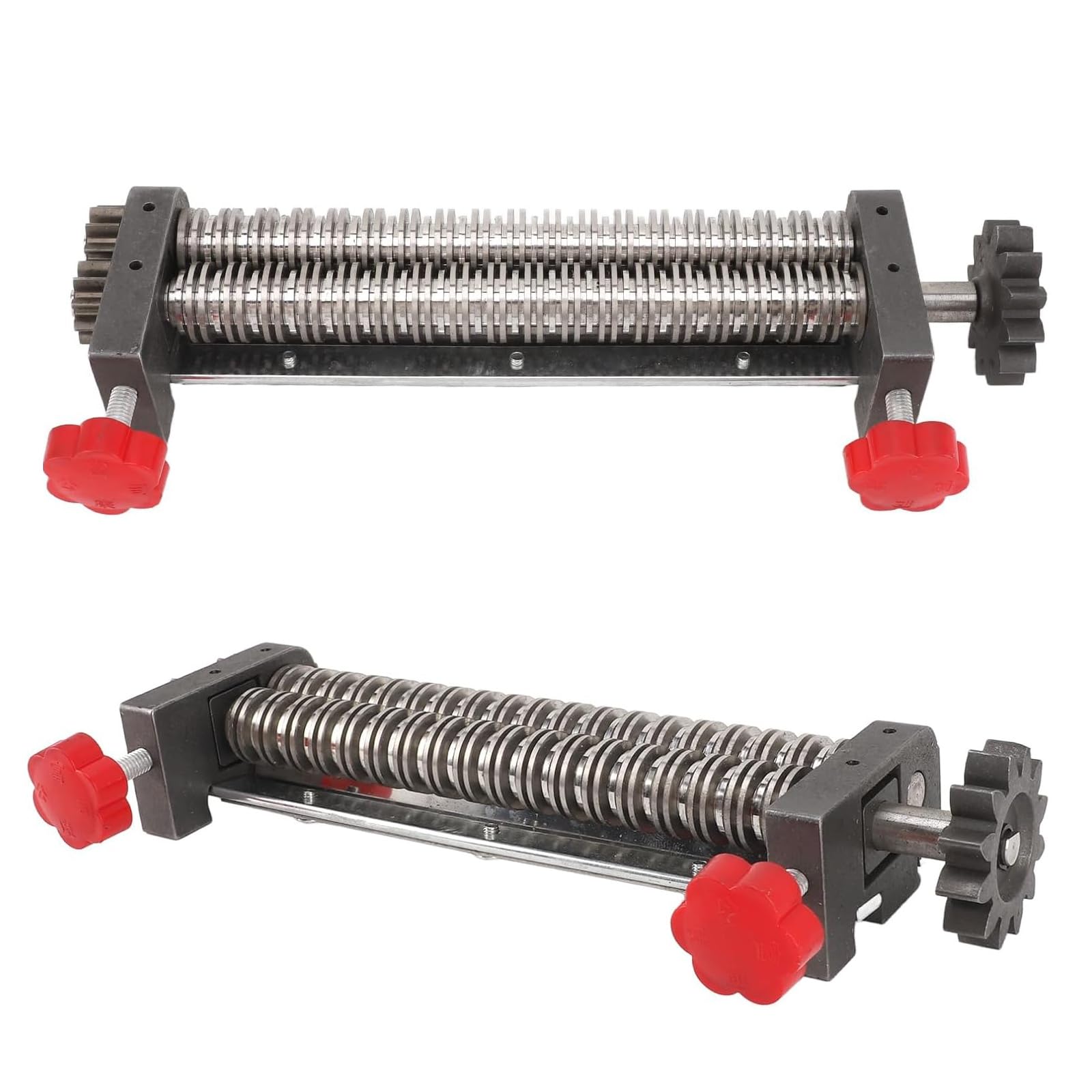 Accesorio para hacer pasta para batidora de pie, rodillo y cortador de masa de acero inoxidable, prensa eléctrica, máquina de fideos 2 en 1 para pasta casera, comidas familiares
