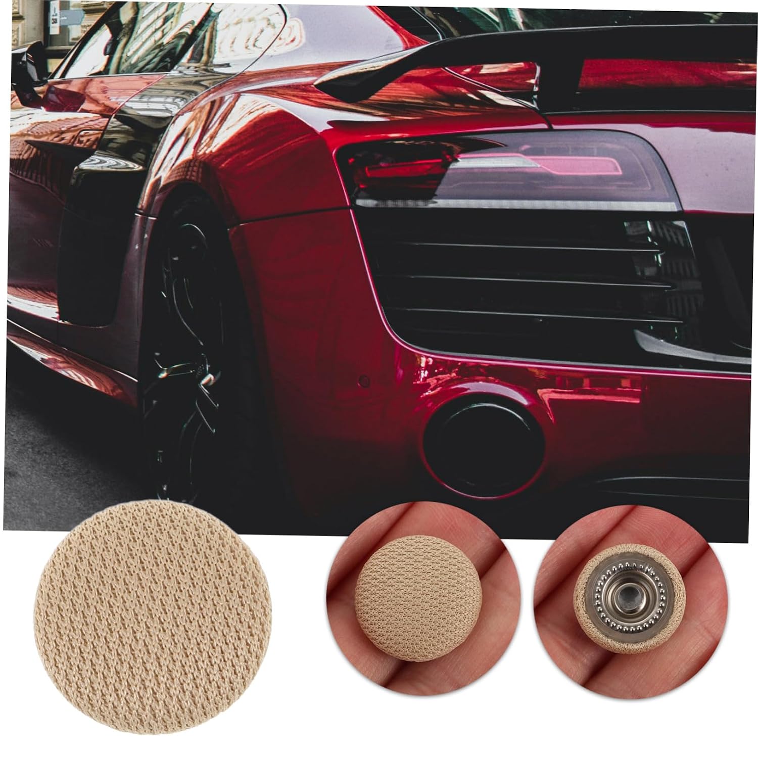 1set Car Headliner Repair Kit Rivets Interior Button Tool for Fixing Sagging Roof Easy Installation for Vehicles Upholstery