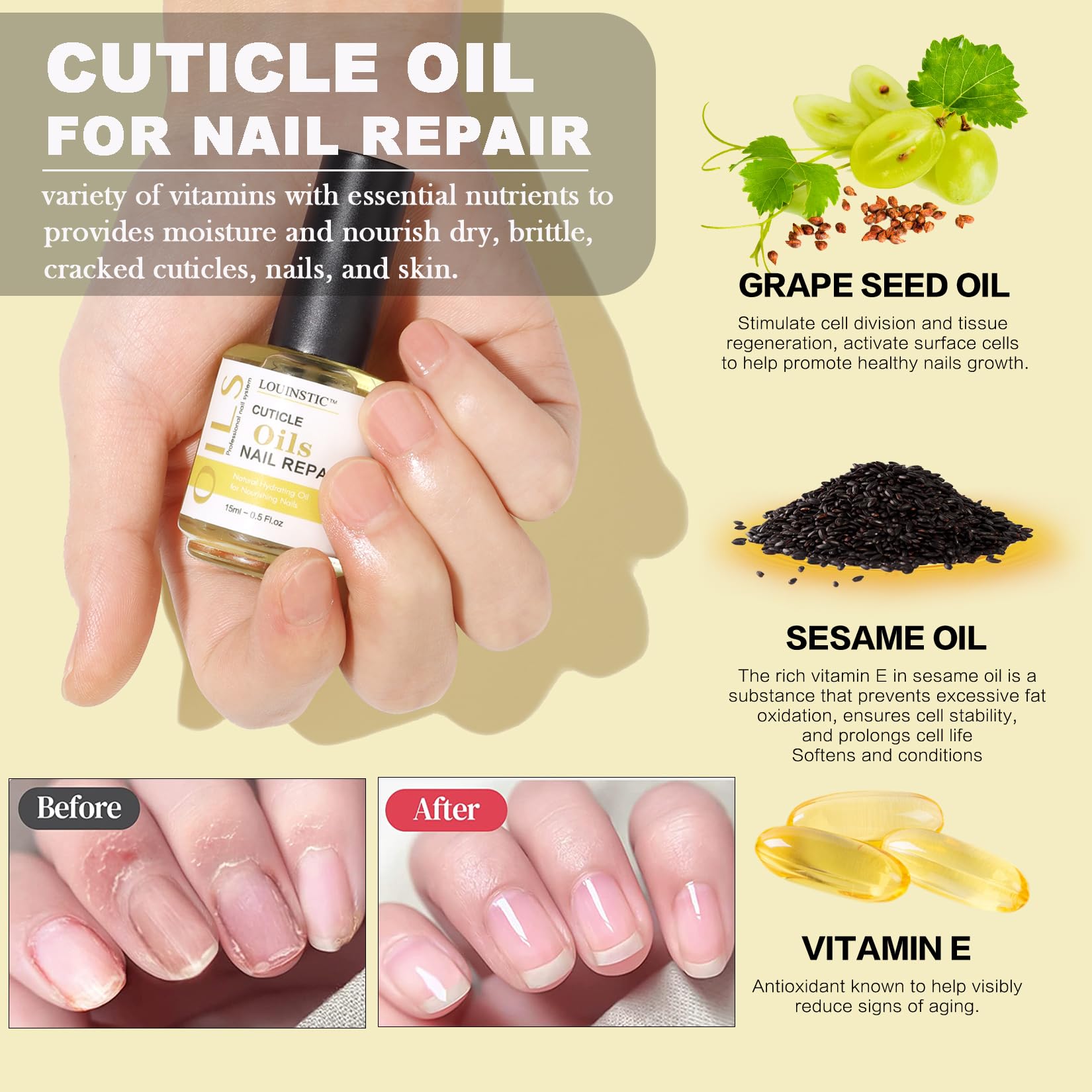 Removedor de esmalte de uñas de gel, kit removedor de esmalte de gel con aceite para cutículas y cinta de látex y herramientas de manicura de colores, removedor de gel para uñas de 2 a 5 minutos, sin 6