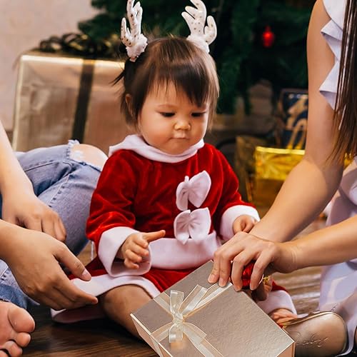 Miniatura 118 de LIFELUM - Caja de regalo con tapa magnética, contiene tarjeta, cinta, etiqueta adhesiva y papel triturado de relleno, para Navidad, grande, 13.8 x