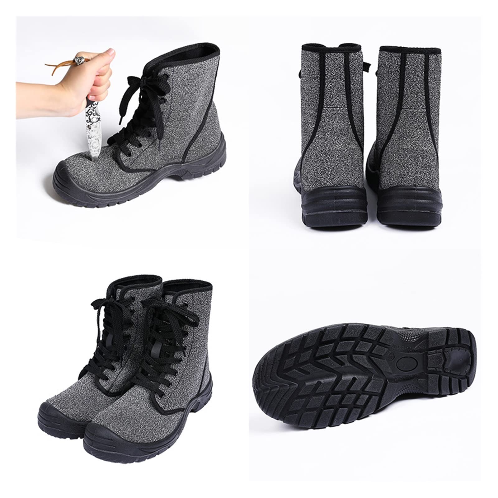 Buty robocze ochronne Buty męskie Outdoor Wodoodporne antykolizyjne Anti-stab Wysokiej jakości wojskowe buty taktyczne(39)