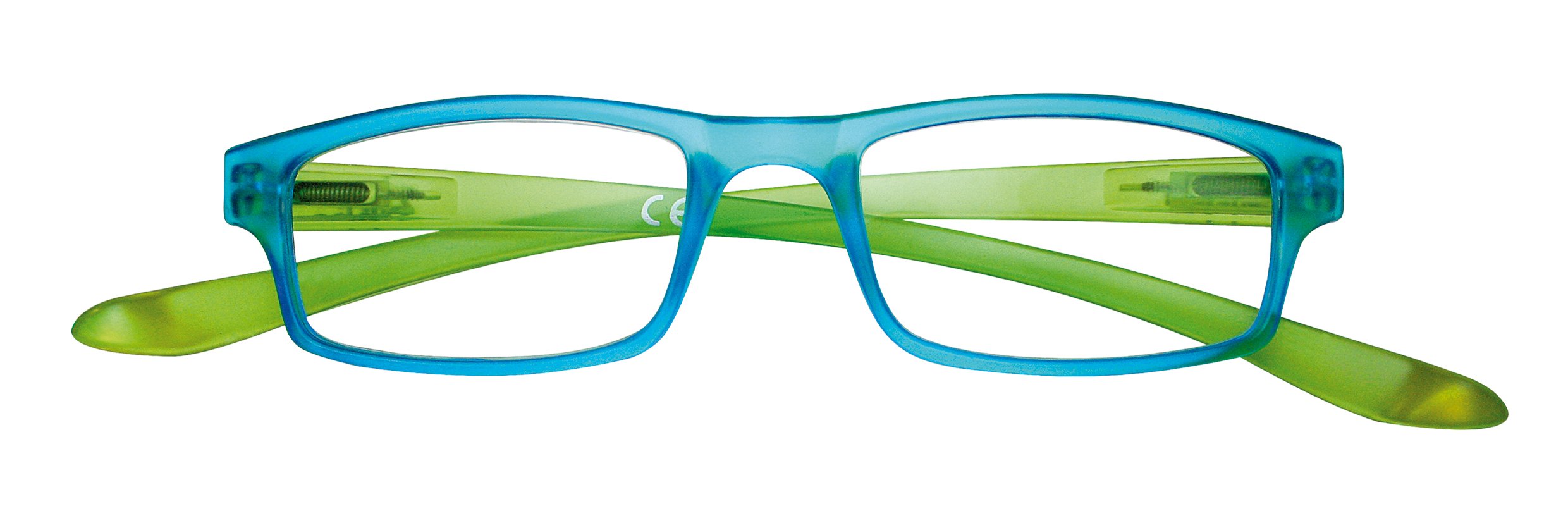 Zippo 31Z-B10-BLU250 Rectangular Power +2.50 Reading Glass, Blue for Unisex, 62mm Size, Blue