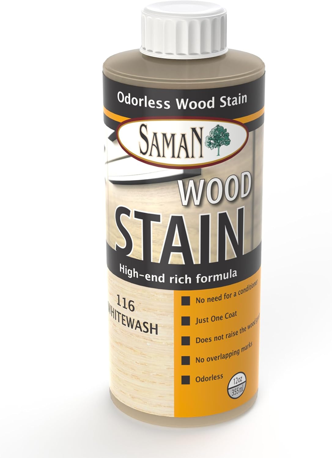 SamaN Interior Water Based Wood Stain - Natural Stain for Furniture