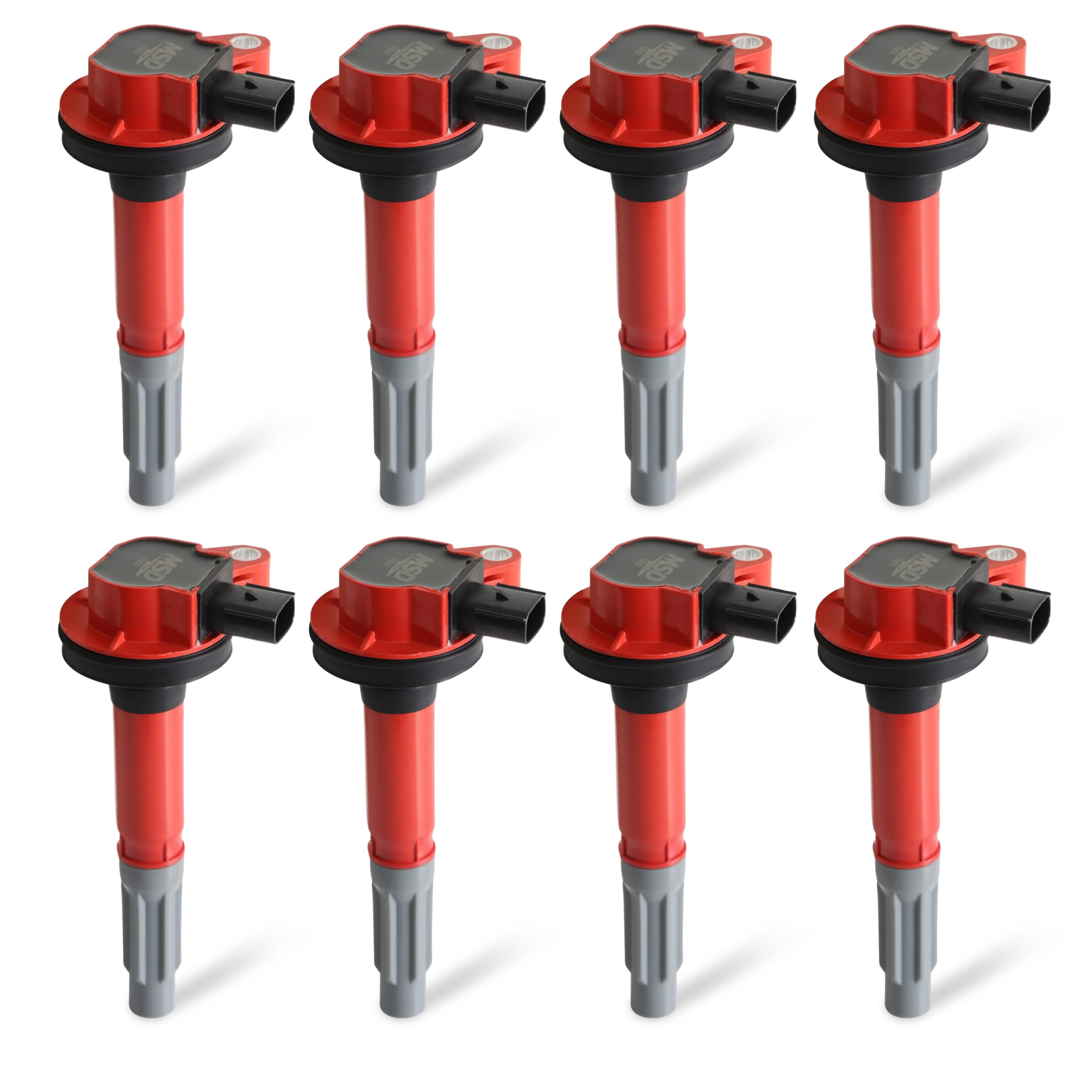 MSD 82488 Ignition Coils, Blaster Series, Red, 8-Pack