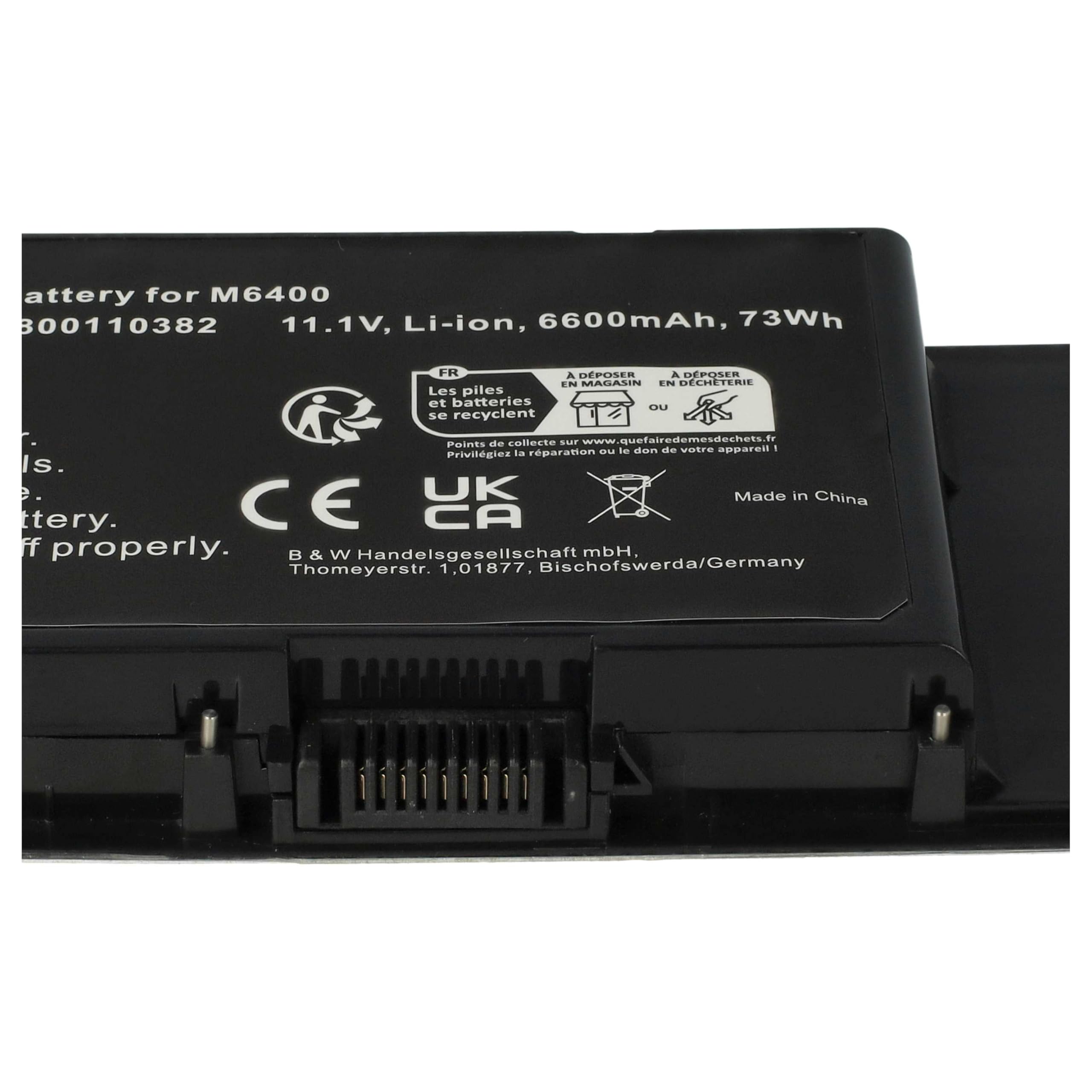 vhbw 1x batteria compatibile con Xiaomi VIOMI S9, VIOMI D800, VIOMI