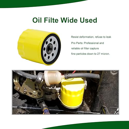 Miniatura 6 de Paquete de 2 filtros de aceite 52 050 02-S de capacidad extra para Kohler M18 - M20, CV11 - CV22, CH11 - CH16, SV600 SV610 SV620 SV730 SV830 Motor