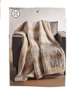Better Home & Garden Cozy Faux Fur Throw (Doe, 50in X 60in)