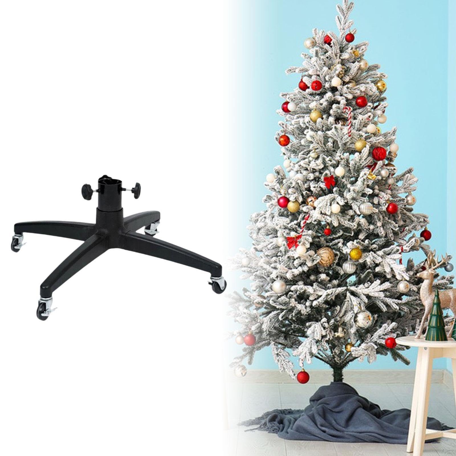 Weihnachtsbaumständer, Rollbar, Praktisches Zubehör für Die Weihnachtszeit