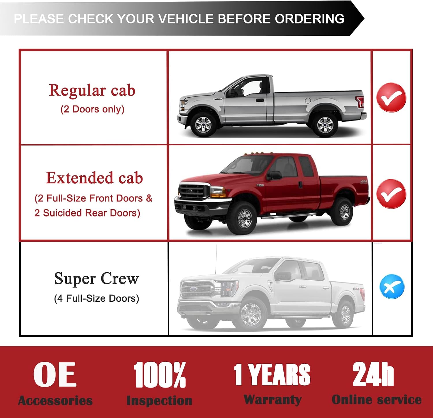 TQPONLY Headliner Roof Trim,Upper Left Driver and Right Passenger Side Compatible with 2004-2008 Ford F150 Lincoln Mark LT Replaces 4L3Z-15264B83-AAC 4L3Z-15264B82-AAC Door Striker Cover (Pebble Tan)