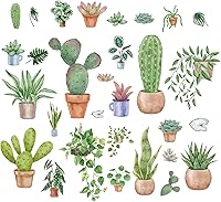 Vista 13 de CRASPIRE 16 Hojas de Vinilo Adhesivo de Diente de León, Adhesivos de Plantas Coloridos, Adhesivos de Flores para Ventanas, Vinilo Impermeable