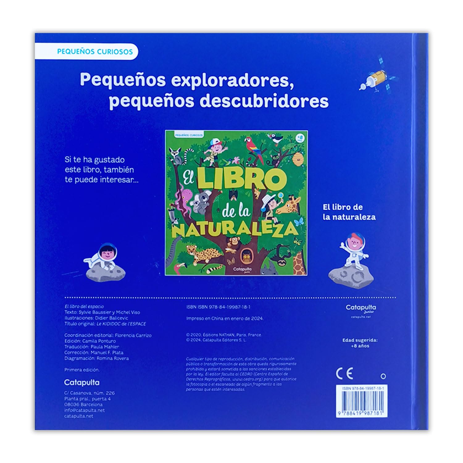 Pequeños curiosos: El libro del espacio