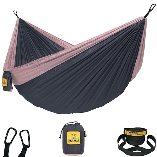 Wise Owl Outfitters Camping Hammock with Tree Straps