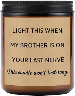 Christmas Funny Gifts for Sister in Law - Sister in Law Candle Gifts for Birthday, Wedding - Lavender Soy Wax Scented Candle - 7oz