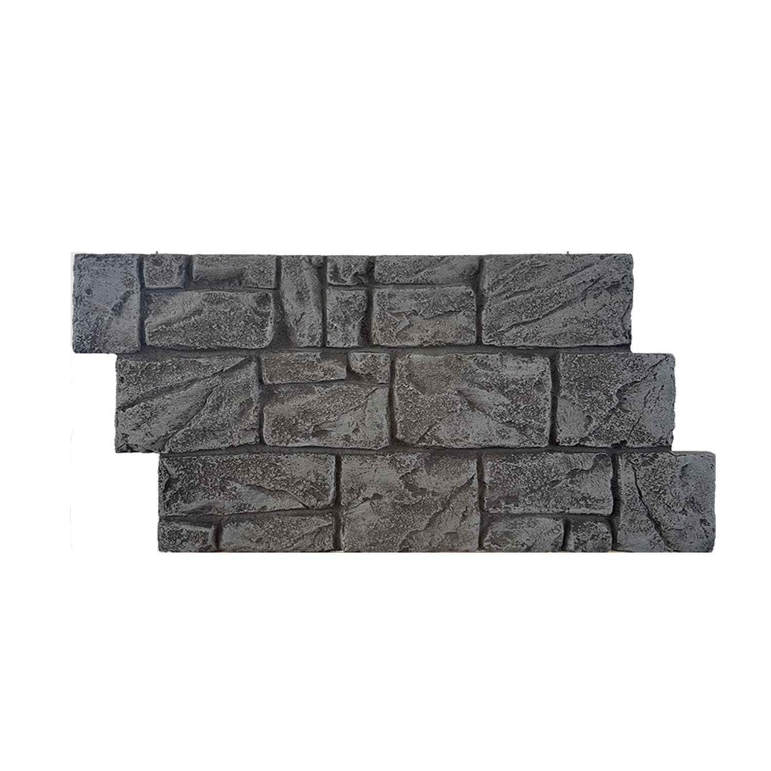 Paneles PVC Pared Panel de pared de PU imitación piedra triturada, papel pintado 3D fácil de instalar de 3 cm de grosor, revestimiento impermeable e ignífugo(I)
