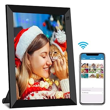 Wi-Fi デジタルフォトフレーム 10.1インチ 木目調  SSA Amazon.co.jp: SSA wifi デジタルフォトフレーム10.1インチ 人感