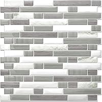 Vista 16 de STICKGOO 10 láminas de azulejos para despegar y pegar para cocina, azulejos autoadhesivos decorativos