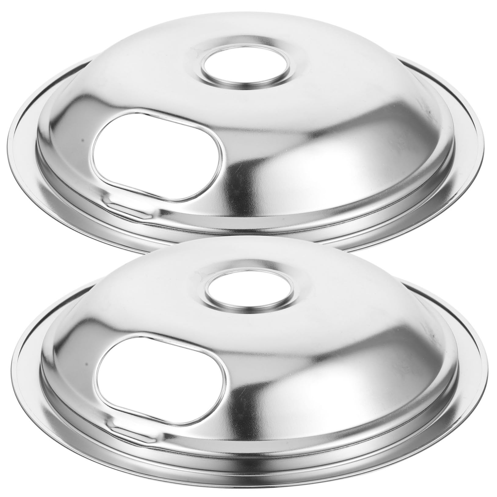 WEKADRIN Electric Stove Drip Pan Burner Covers Replacement Rust- Grill Grease Tray