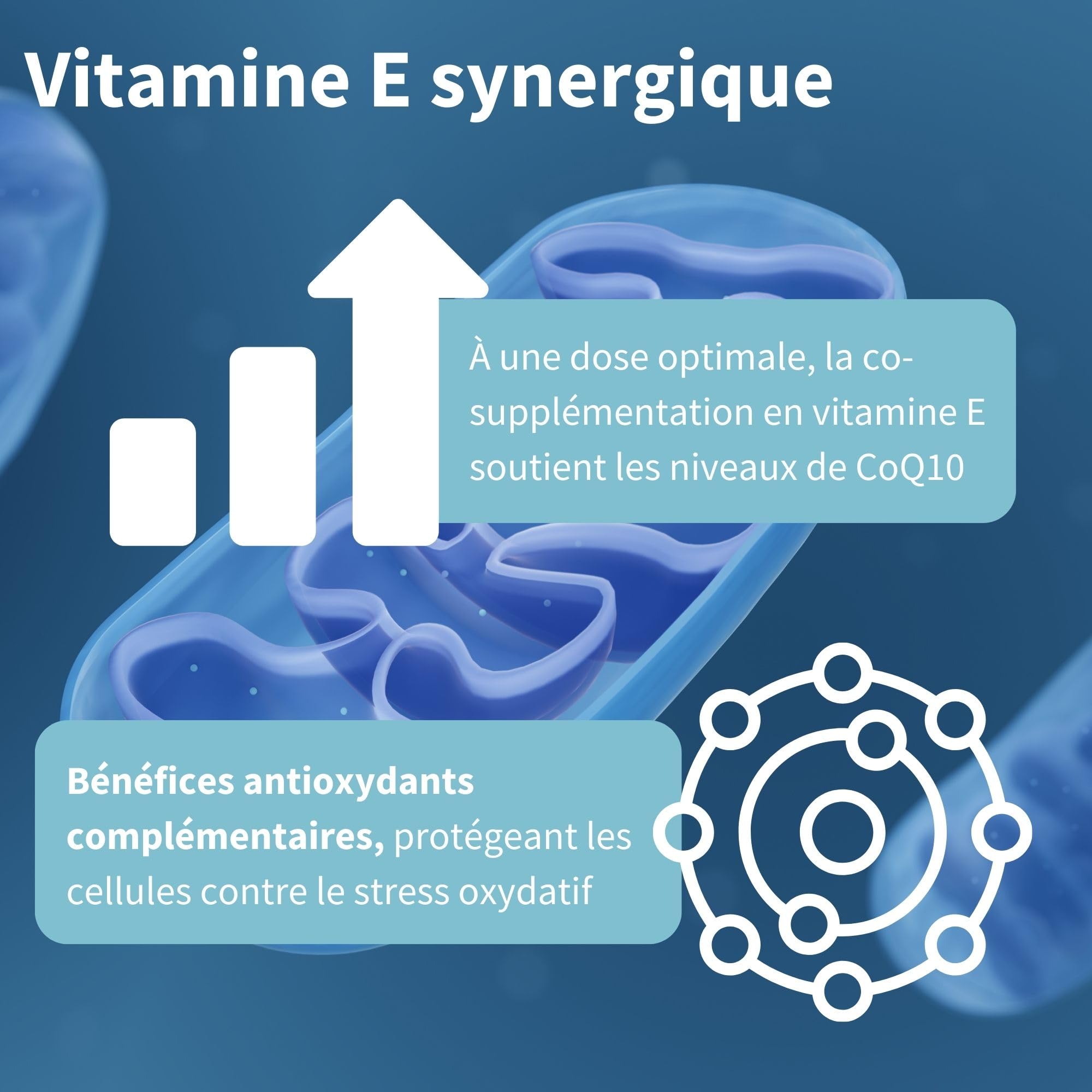 COENZYME Q10-120 Gélules, Ubiquinone à Haute Absorption, Enrichie en Vitamine E & D-Limonène, 5x plus Biodisponible, CoQ10, Formule ultra-soluble CoQsol-CF, Clean Label, 1-par-jour - par Igennus