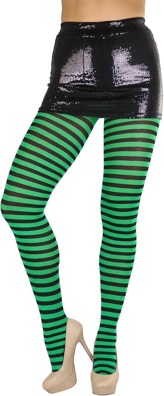 Collants rayures horizontales en nylon pour femme Guadeloupe Ubuy