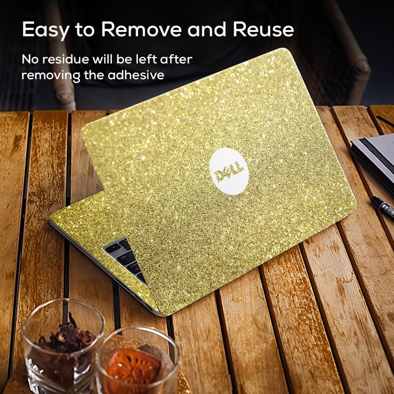 Image of Galaxsia DSGN 288 Full Body Laptop Skin Bubble-Free| Laminated & Removable | HD Quality Sticker for Laptops Upto 15.6 Inches Compatible with DELL