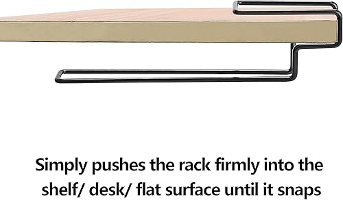 Miniatura 2 de Adoreal Soporte universal para revistas, paquete de 2 estantes seguros para debajo de la pistola, organizador seguro para armas y accesorios,