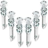 Upgraded 6 Pack S07020800 Cat 1 Draw Pin Hitch Accessories for Tractors, 5-1/2 in Universal Forged Draw Pin Lift Arm Pin Accessories for Tractors