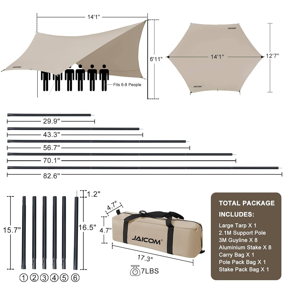 kozara12 Tarp to Tarp  2枚セット Pre-Cut WINTER12 Tarp Kit - Ripstop by the Roll