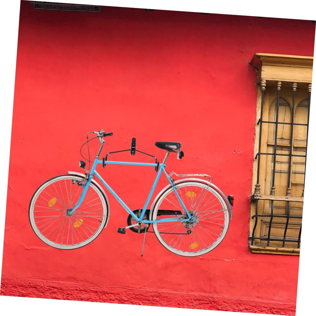 FRCOLOR Bike Wall Hanger Adjustable Angle Bike Hook Heavy-duty Metal Wall-mounted 40kg Load Capacity with Screws for Home Garage